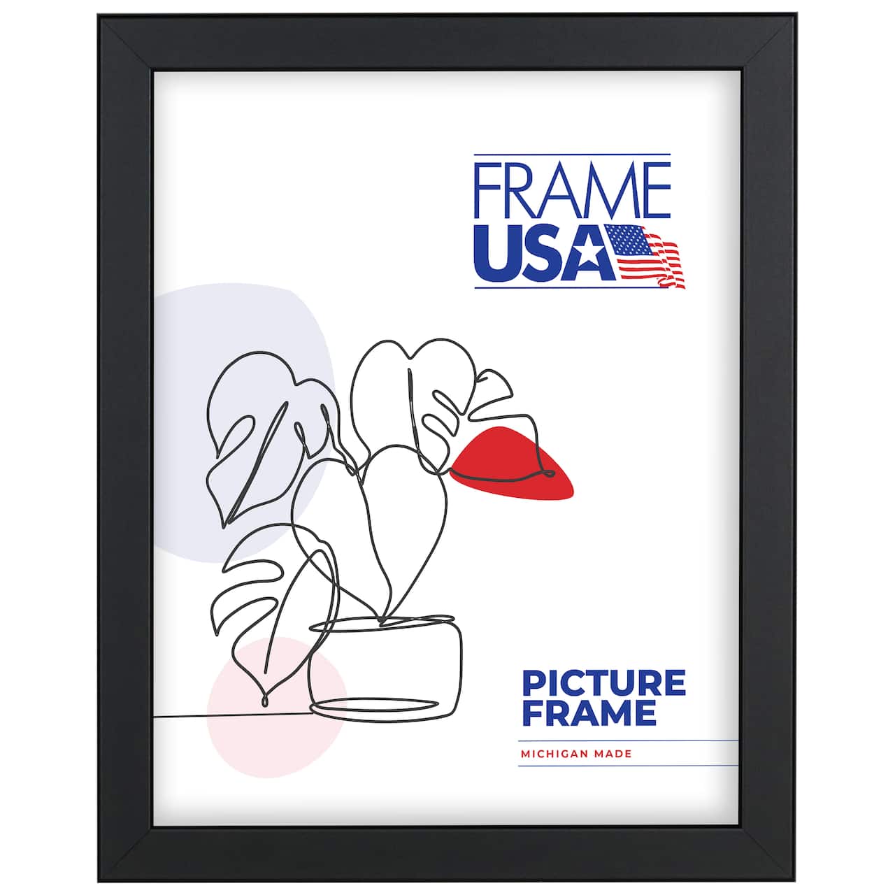 Frame USA Corporate Thin Black Single Image Picture Frame